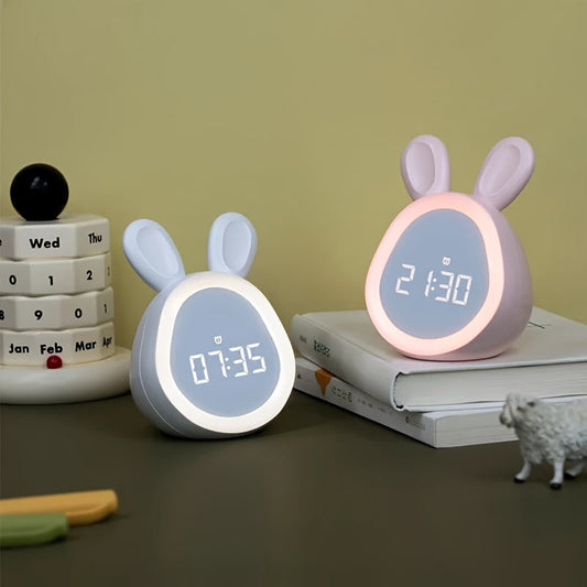 Vækkeur USB Natlys Kanindesign | Lunaria