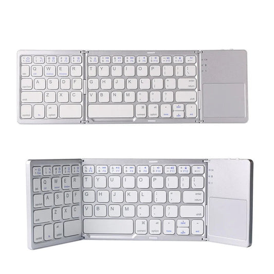 Foldbart Tastatur Bluetooth Touchpad Mobil Brug | Rovano