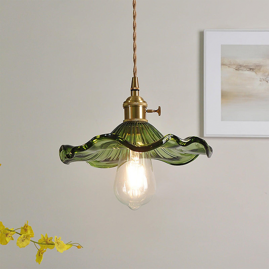 Pendellampe Hibiscus Glasdesign med tidløs elegance | Floravia