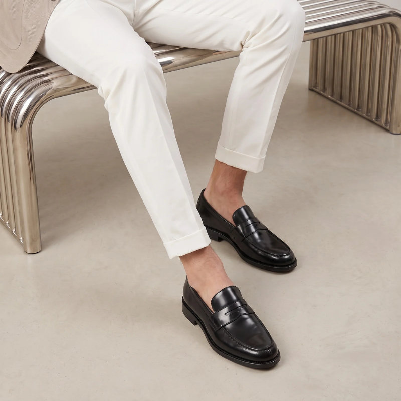 Herre Loafers Slip-On Læder | Alex
