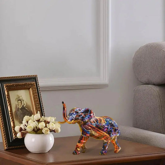 Skulptur med Farverigt Resin Kunstdesign | Virelto
