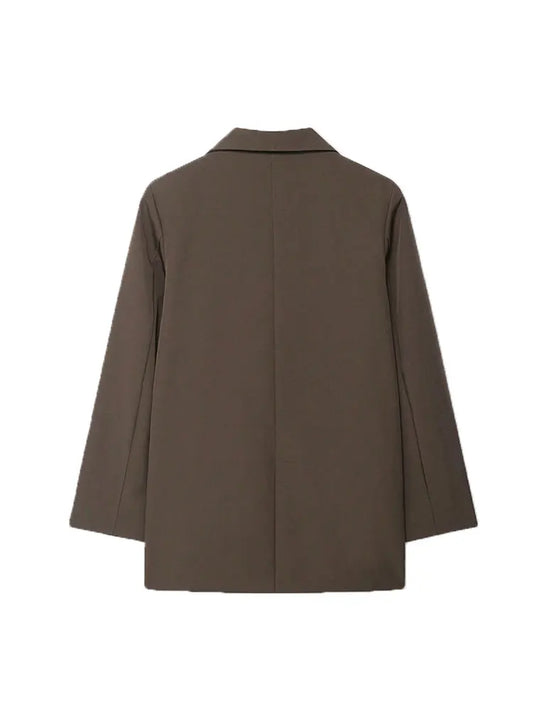 Blazer Loose Double Breasted Casual | Virel
