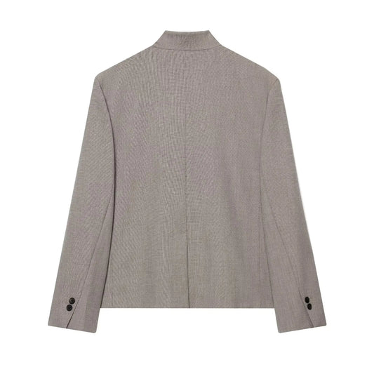 Blazer Stand Collar Casual Lightweight | Elvyn
