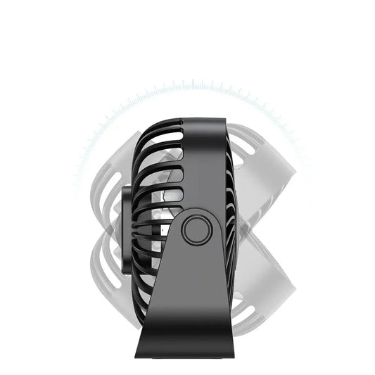 USB Bordventilator 360° Justerbar | AeroPulse