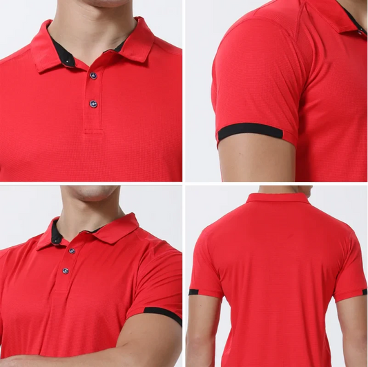 Norvik Hale Kortærmet Polyester Herre Polo Shirt Sommer