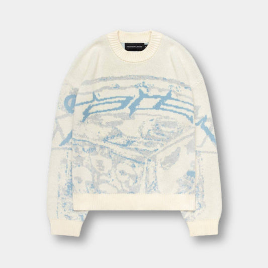 GraphiKnit Unisex Sweater – Striktrøje med Grafisk Design