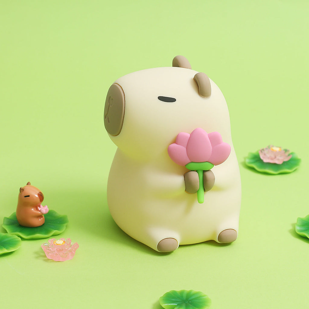 Sengelampe Capybara Stemningslys med blod varm glod | Serenica