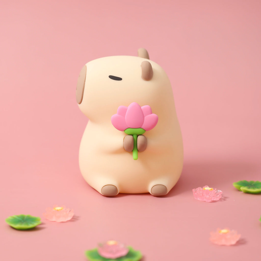 Sengelampe Capybara Stemningslys med blod varm glod | Serenica