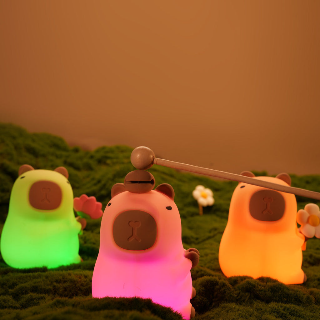 Sengelampe Capybara Stemningslys med blod varm glod | Serenica