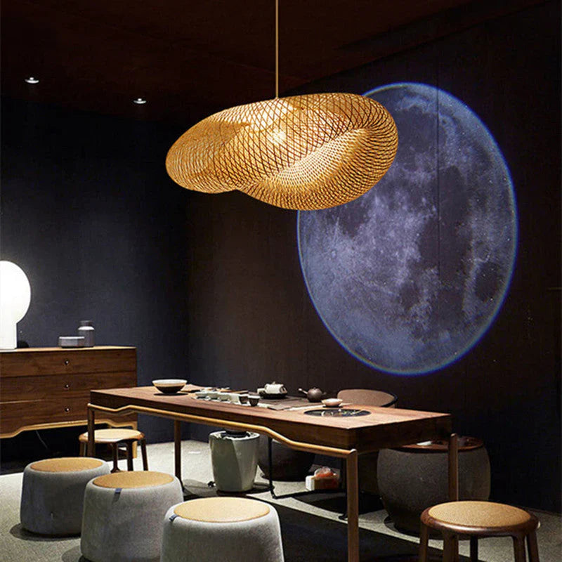 Pendellampe Bambus Boho LED | Luminara