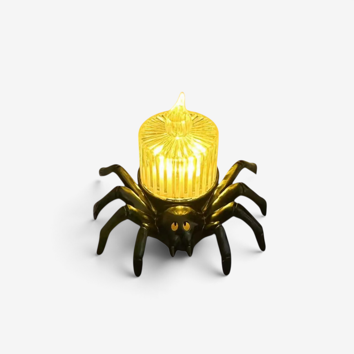 Halloween Edderkop Lysestage Dekorativ Plastdesign | SpiderGlow