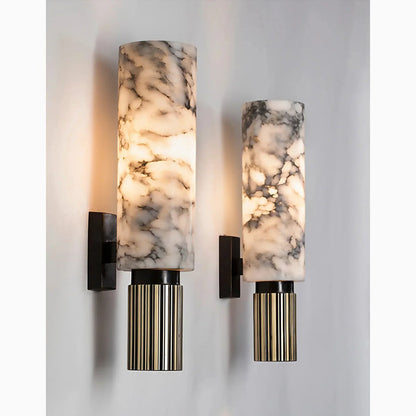 LED Væglampe Marmor Kobber Elegant Belysning | Ariana