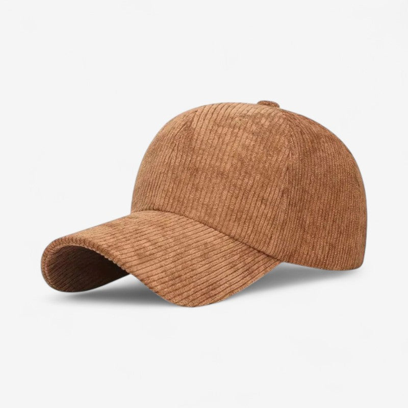 Dame Baseball Cap i Cord Justerbar Pasform | Savira