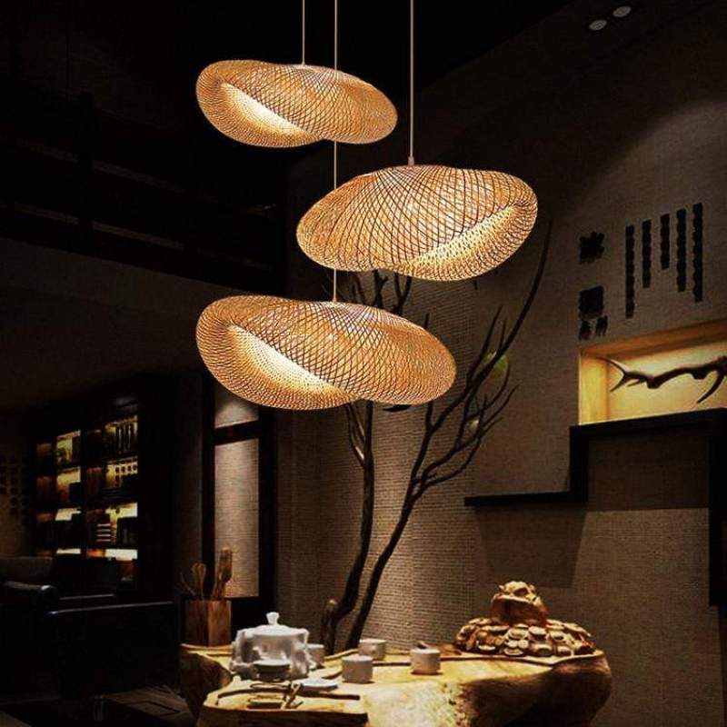 Pendellampe Bambus Boho LED | Luminara