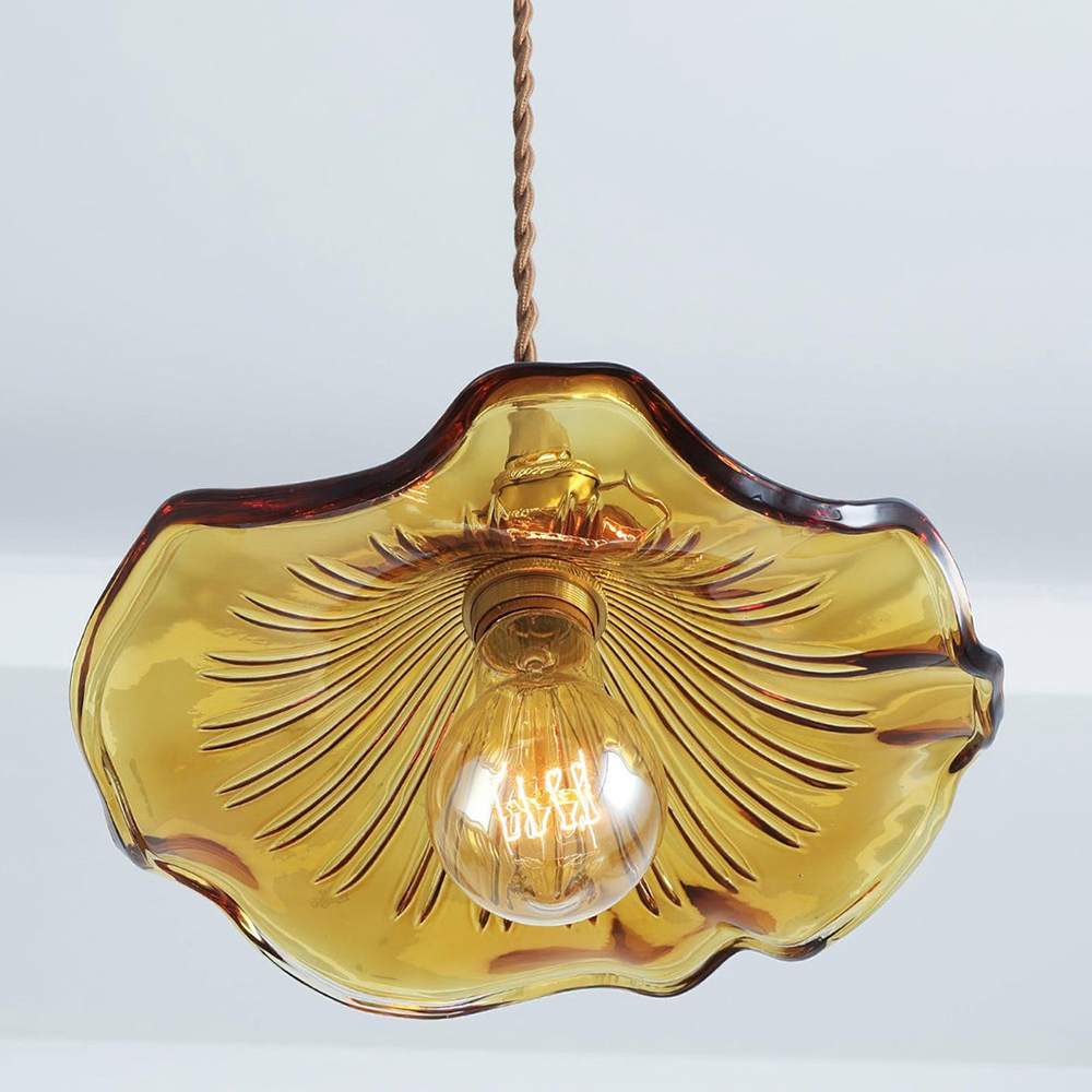 Pendellampe Hibiscus Glasdesign med tidløs elegance | Floravia