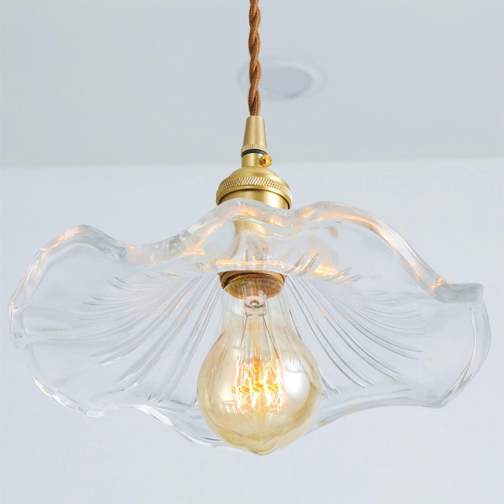 Pendellampe Hibiscus Glasdesign med tidløs elegance | Floravia