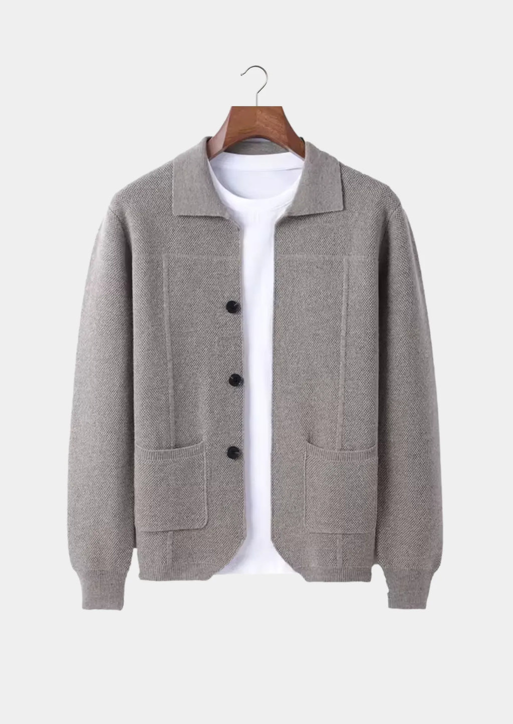 Skjorte Cashmere Luksus Med Lommer Klassisk | Calvex