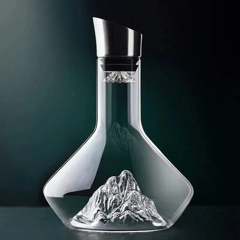 **1500 ml EISBERG-DEKANTER VINKANNA – Kreativer Luxus für Ihr Weinerlebnis** 0