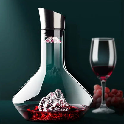 **1500 ml EISBERG-DEKANTER VINKANNA – Kreativer Luxus für Ihr Weinerlebnis** 1