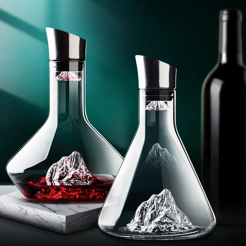 **1500 ml EISBERG-DEKANTER VINKANNA – Kreativer Luxus für Ihr Weinerlebnis** 2