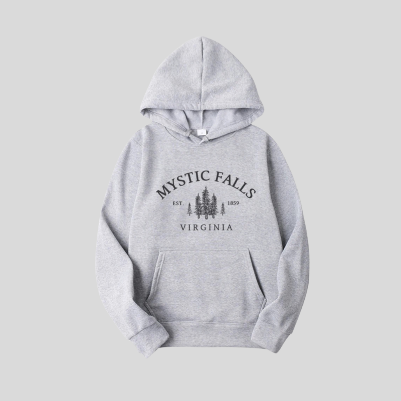 Heritage Unisex Oversized Hoodie – College Hoodie med Vintage Print