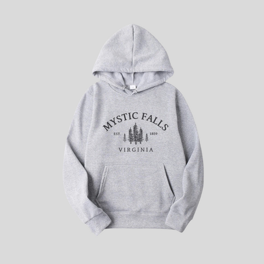 Heritage Unisex Oversized Hoodie – College Hoodie med Vintage Print