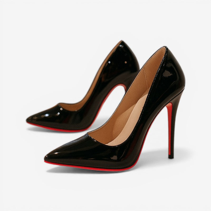 Pumps Spids Tå Høj Hæl Elegant | Mirela