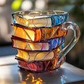 3D Bogkrus Keramisk Kaffekrus Bogdesign Læser Gave Dekoration | Concetta