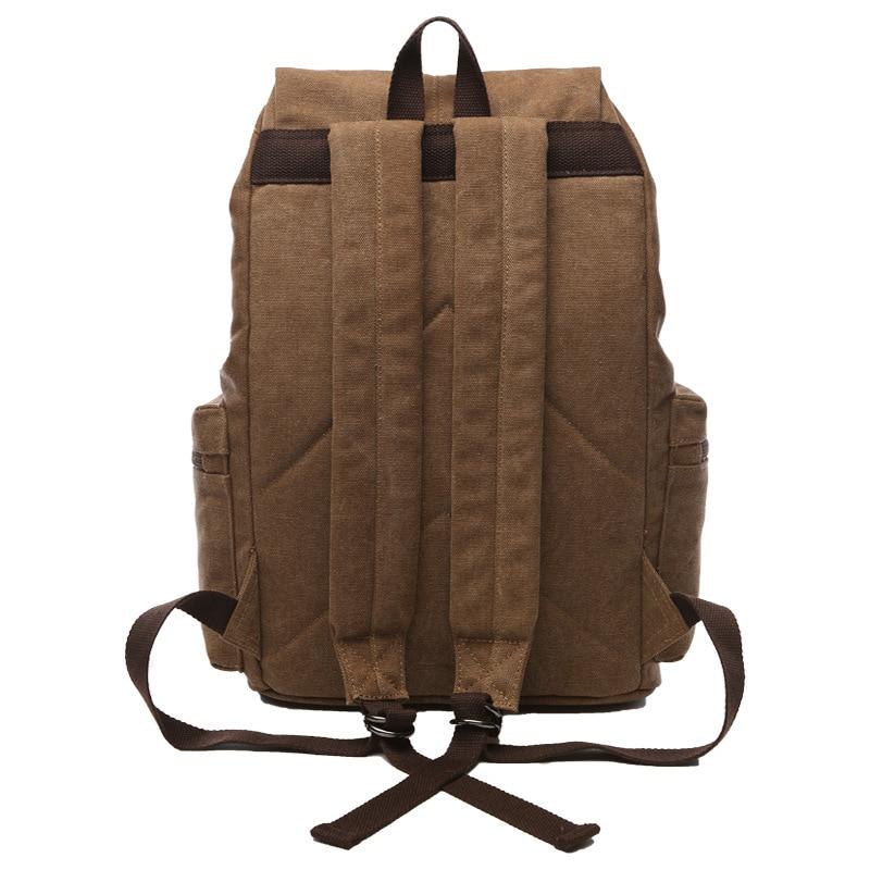 Vintage Rygsæk Canvas Stor Laptop Skole Arbejde Rejse Retro Unisex | Federico