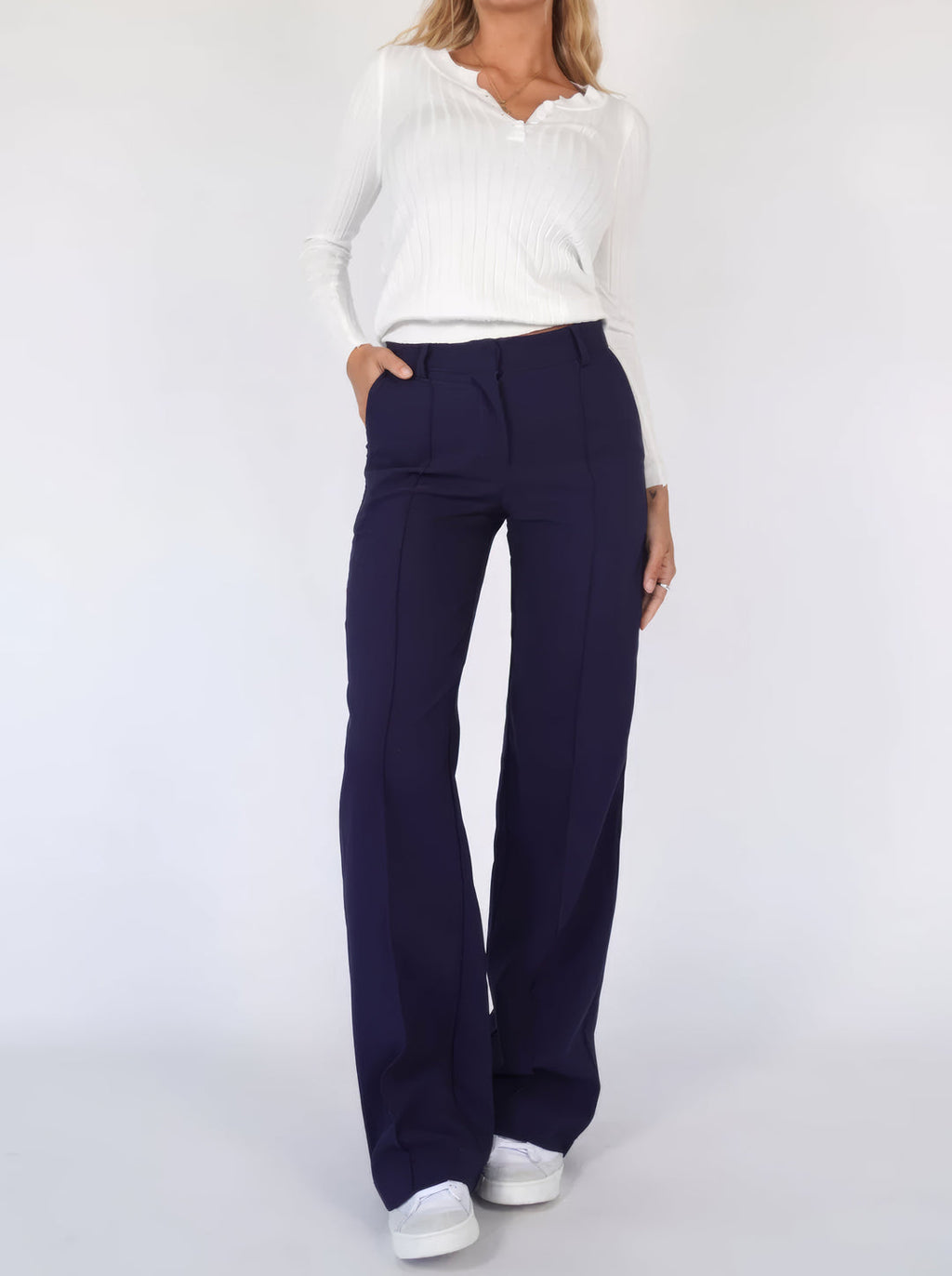 Wide Leg Bukser Komfort Stretch Elegant | Avelin