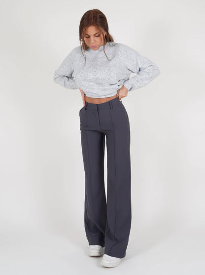Wide Leg Bukser Komfort Stretch Elegant | Avelin