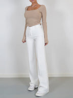 Wide Leg Bukser Komfort Stretch Elegant | Avelin