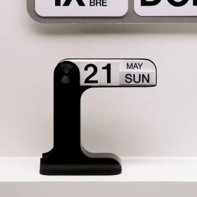 Skrivebordskalender med Justerbart Resin Design | Tempora
