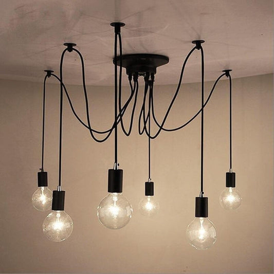 Multipendel Loftlampe Justerbart Multikabel Metal | FlexiBeam