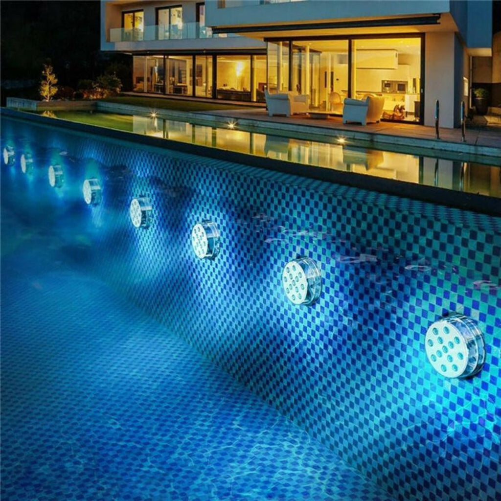 LED Poollys Fjernbetjening Vandtæt | Aquorix