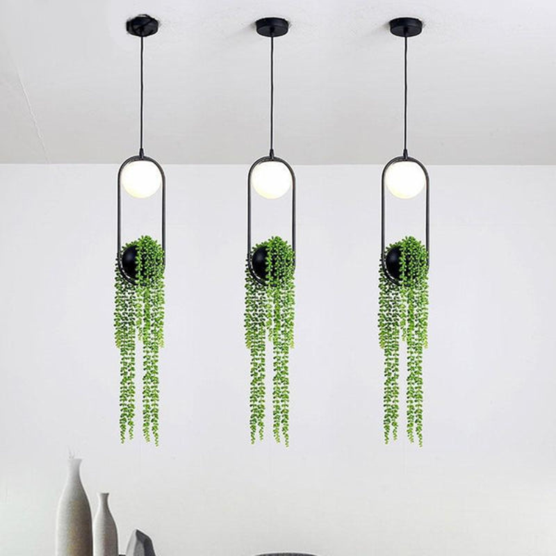 Flowerpot Pendellampe Dekorativ Metal Indendørs | GlowNest