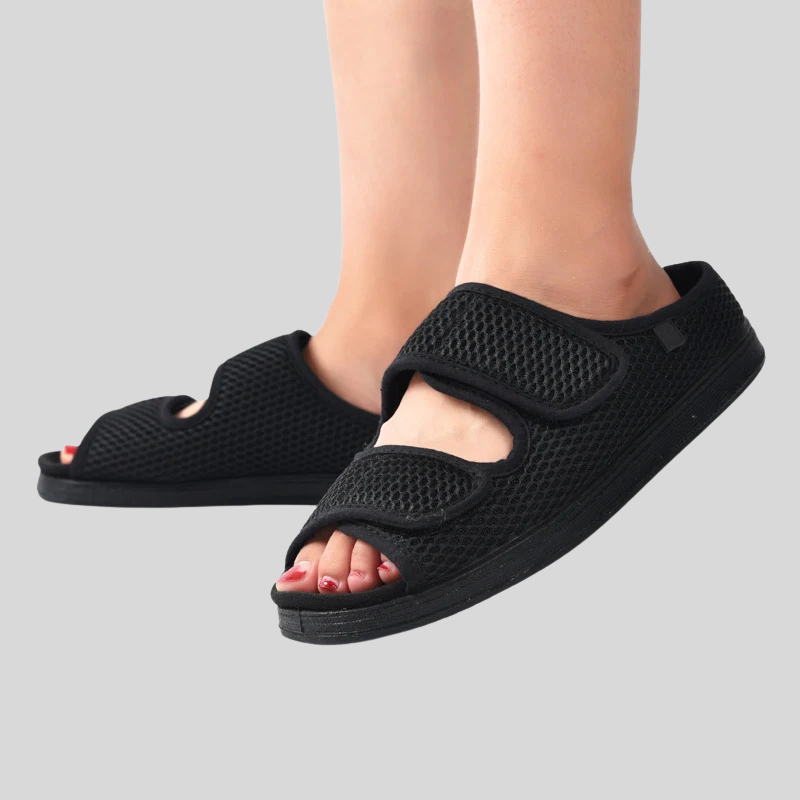 Slip-on sko med rund tå og flad hæl | Velmora