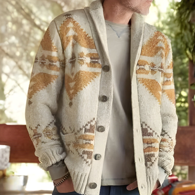 Alverin - Classic Print Cardigan