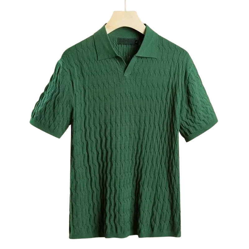 Polo T-shirt bomuld klassisk krave kortærmet | Sevano