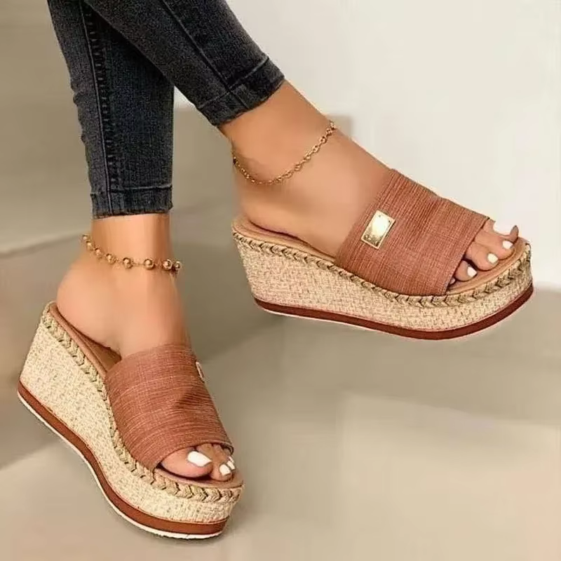 Sandaler Kilehæl Slip-On Komfort | Eirna