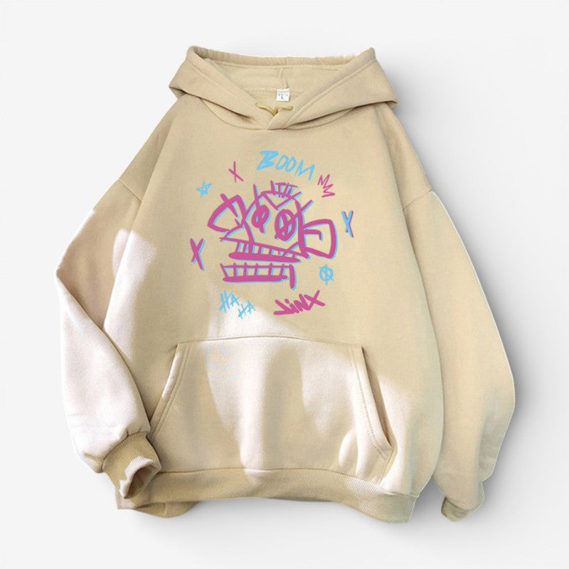 Kaelric Street Print Hoodie