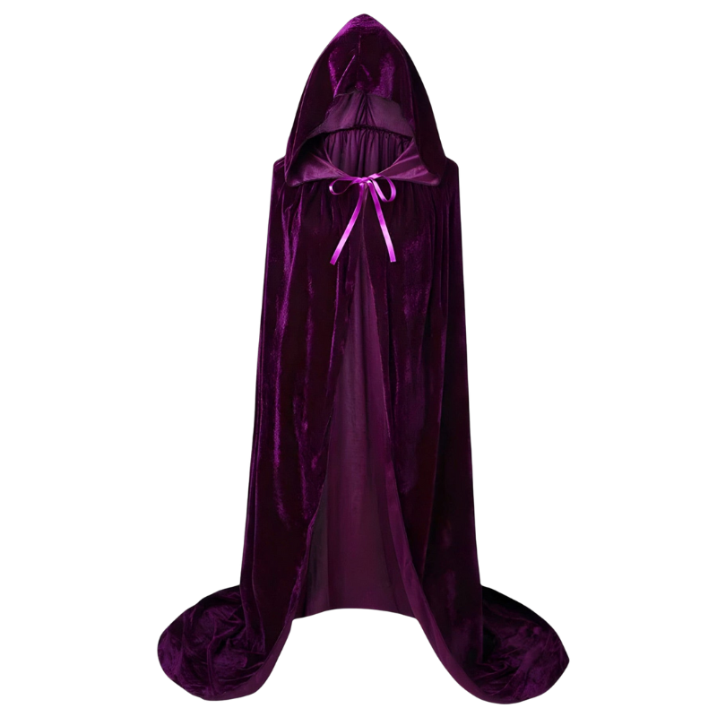 Heksekappe Lang Halloween Cosplay Kostume | MysticVeil