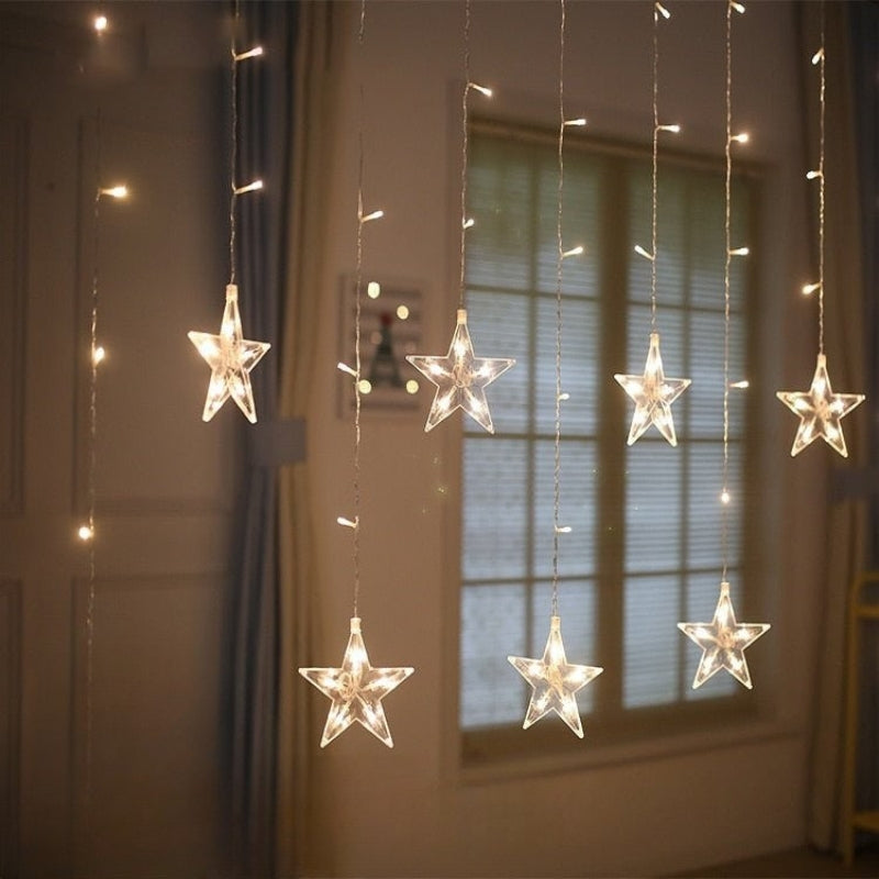 Lyskæde med Stjerneformet LED Stemningslys | Celestara