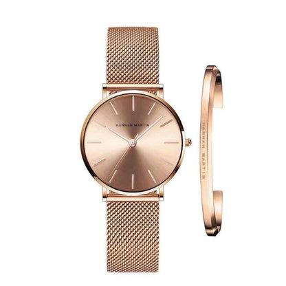 Dameursæt Med Justerbart Armbånd Og Matchende Smykke | Bellora