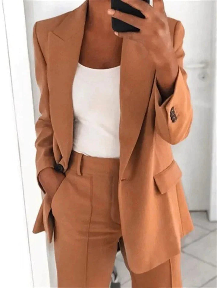 Dame Sæt Elegant Tailored Komfort Business | Velmira