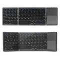Foldbart Tastatur Bluetooth Touchpad Mobil Brug | Rovano