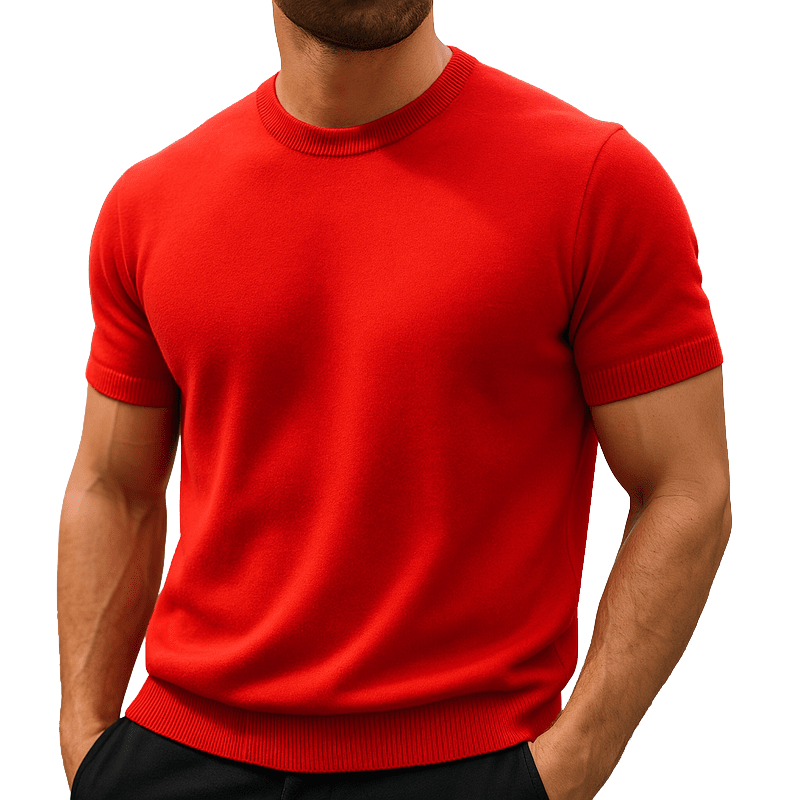 Kortærmet T-shirt Let Polyester Oversized Pasform Sommer Komfort | Orvyn
