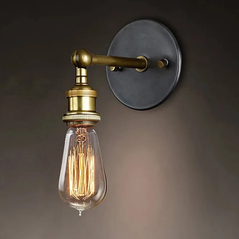 LED Væglampe Vintage Metal Vægmonteret | RetroGlow