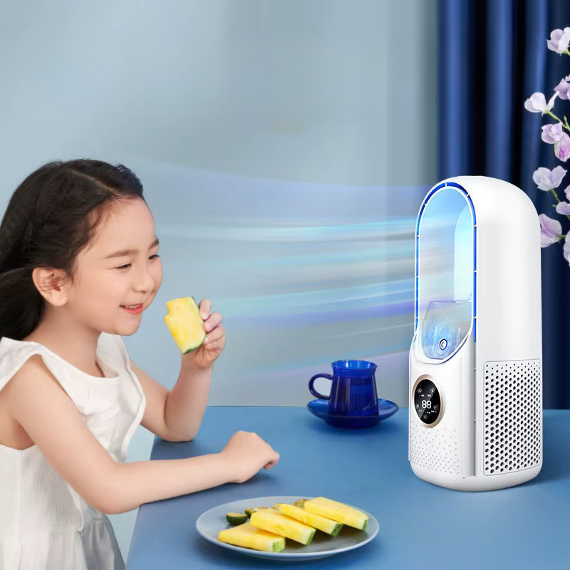 USB Tårnventilator Bladløs LED Display Justerbar | AirPulse