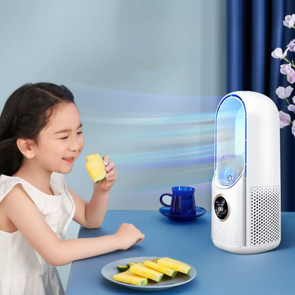 USB Tårnventilator Bladløs LED Display Justerbar | AirPulse